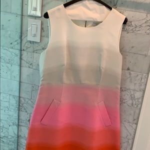 White and pink ombré DVF shift
